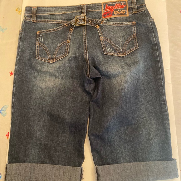 Love Affair By D&G Oversized Denim Shorts - Picture 9 of 9